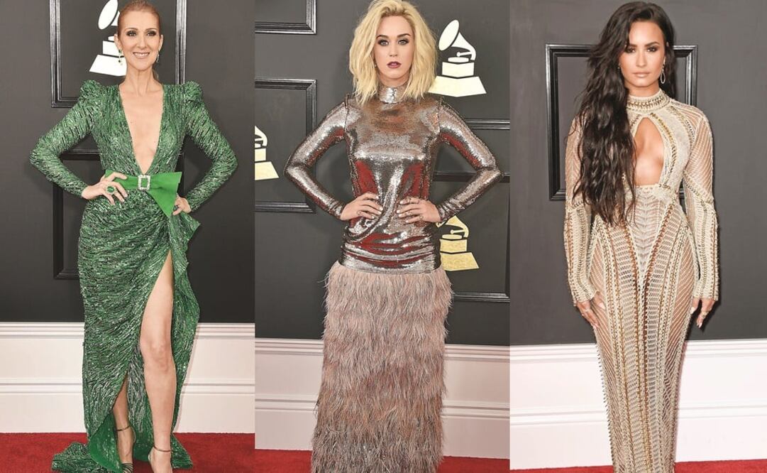 Céline Dione, Katy Perry, Demi Lovato. (FOTOS: AGENCIAS)