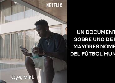 Vinicius Jr será el protagonista de un documental que lanzará Netflix