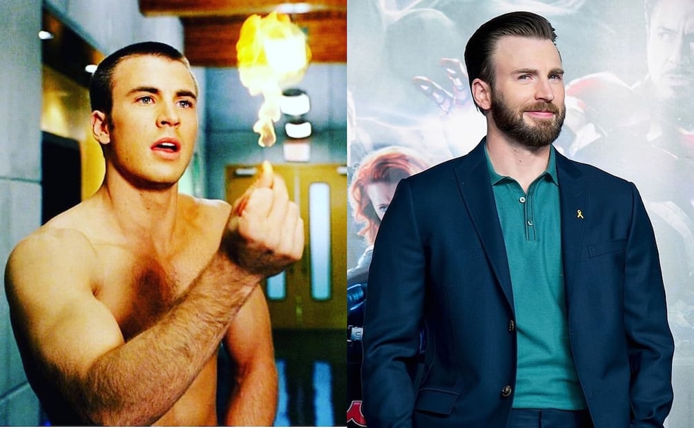 Chris Evans / Antorcha Humana. Fuente: Producción El Universal
