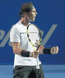 Nadal luce tenis práctico y libra el primer escollo