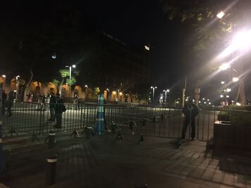 Cierran calles del Centro Histórico por encuentro de AMLO con Kamala Harris