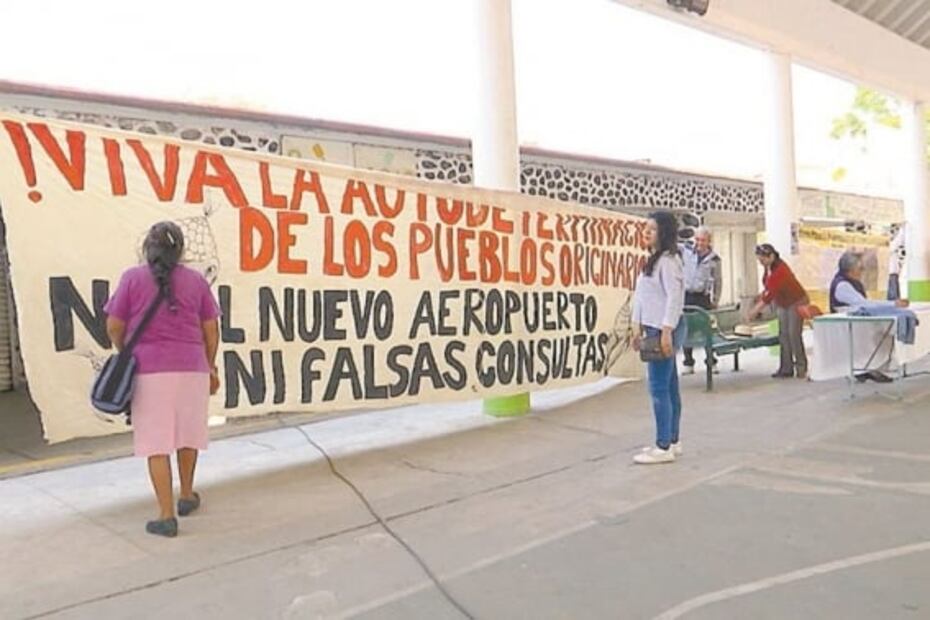 Grupos originarios mantienen resistencia contra Santa Lucía