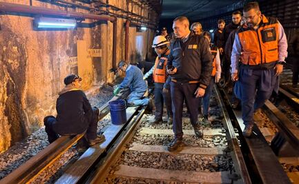 Metro atiende grieta en interestación Coyuya-Santa Anita de Línea 8: Adrián Rubalcava; la zona se inundó la semana pasada