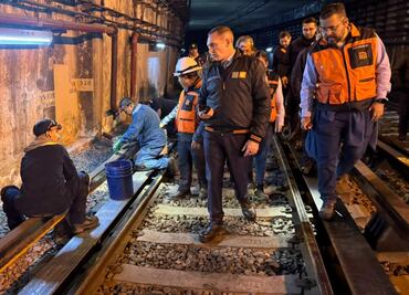 Metro atiende grieta en interestación Coyuya-Santa Anita de Línea 8: Adrián Rubalcava; la zona se inundó la semana pasada