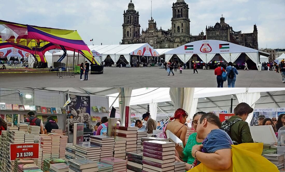 Feria Internacional del Libro del Zócalo. Foto: Cristopher Cabello / EL UNIVERSAL