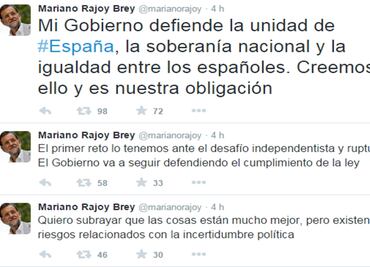 Rajoy reitera: No habrá independencia de Cataluña