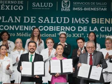 Sheinbaum firma convenio para consolidar IMSS Bienestar en la CDMX