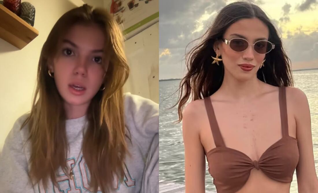 La modelo de 18 años subió un video a sus redes sociales confirmando y explicando el suceso. Foto: TikTok / Instagram