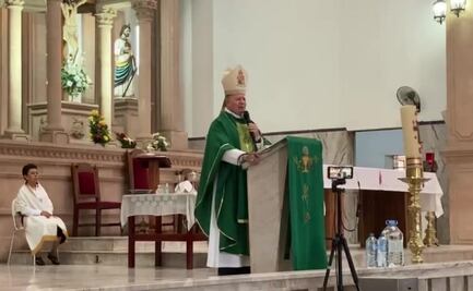VIDEO: Obispo de Apatzingán critica festejo de AMLO en el Zócalo y pidió un día de luto nacional