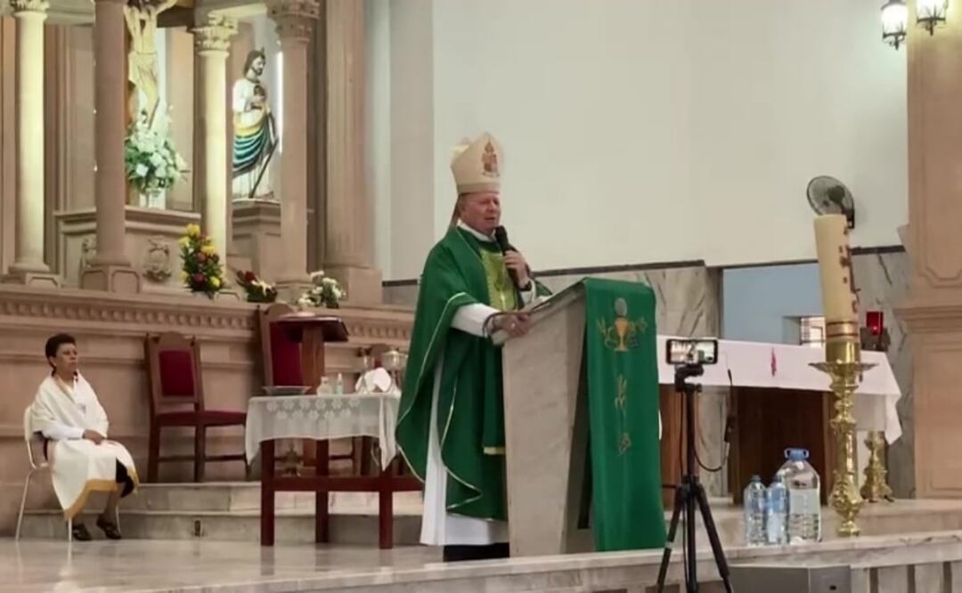 El obispo de Apatzingán, Cristóbal Ascencio García. Foto: Especial