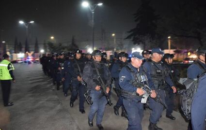 Tras hallazgo de cuerpos desmembrados en Toluca, policías muestran músculo con operativo