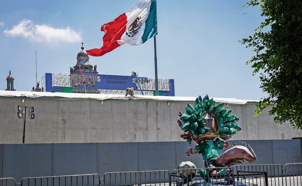 El Ajologol del Zócalo capitalino será reubicado. Foto: Luis Camacho/EL UNIVERSAL