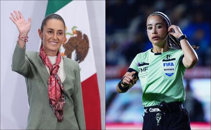 Katia Itzel García recibe emotiva felicitación de Claudia Sheinbaum por ser designada para el Mundial 2026