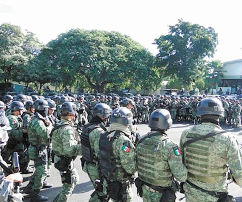 La Comandancia de la Tercera Región Militar informó que los elementos de la Sedena ya se encuentran en Culiacán, capital del estado. ESPECIAL