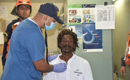 Colombia rescata a migrante que pasó 24 días perdido en altamar; comía cátsup para sobrevivir 