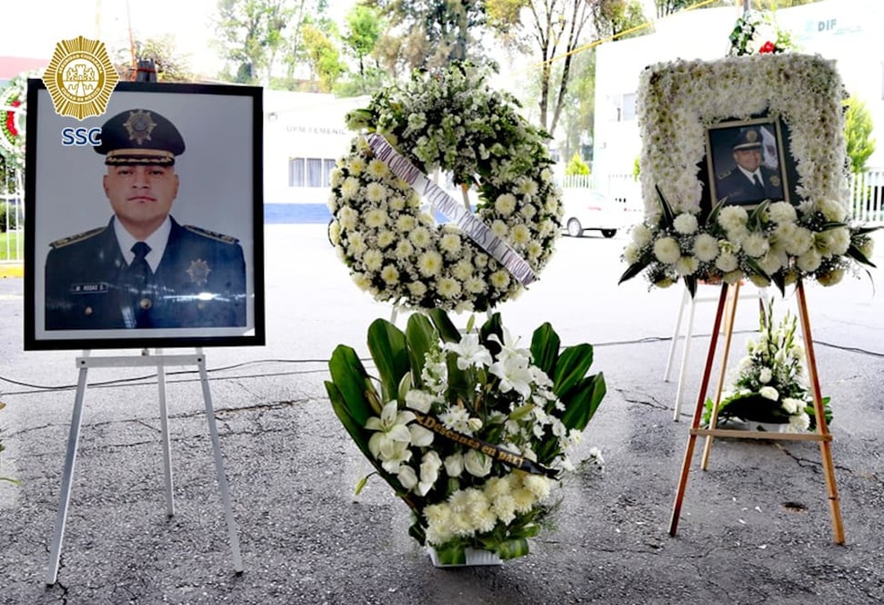 Con una misa y ceremonia, personal de la SSC CDMX despide a inspector en jefe que falleció por complicaciones de salud. (Foto: especial)