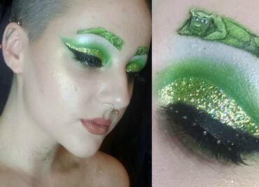 ¿Cejas de Shrek? El maquillaje inusual que se volvió viral