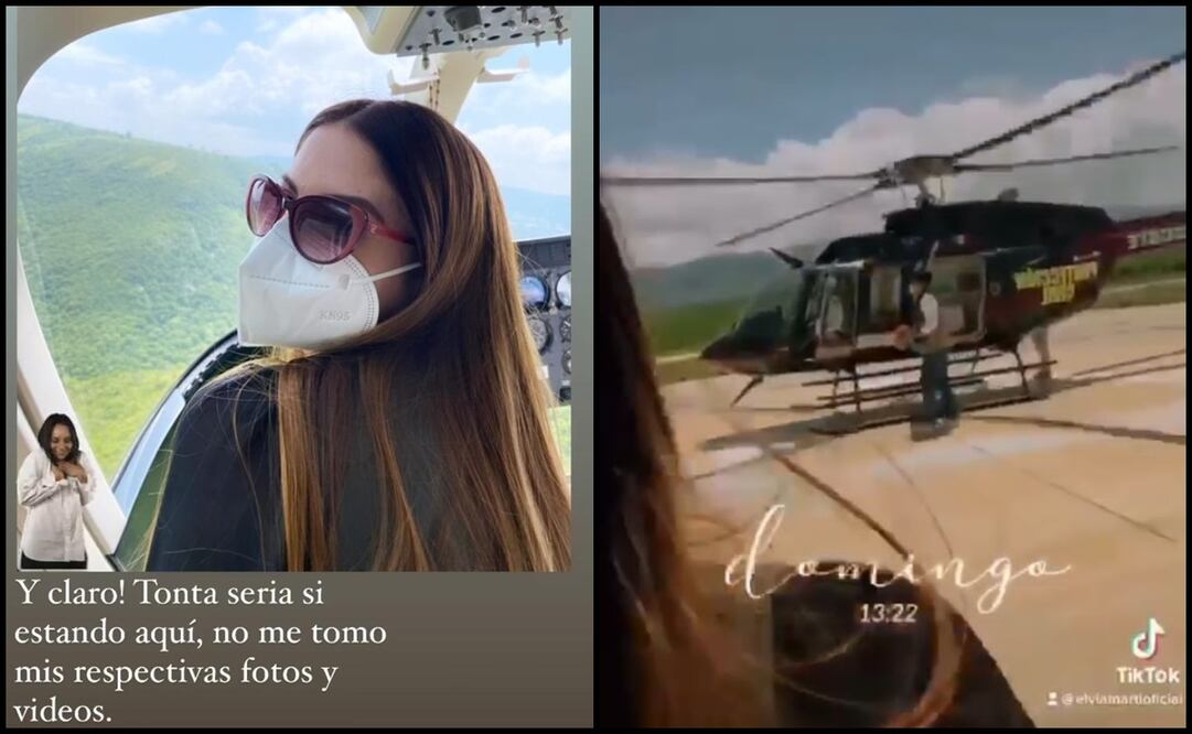 "Tonta sería si estando aquí, no me tomo mis respectivas fotos y videos", escribió en su cuenta de Instagram Elvira Martí. Fotos: Especiales