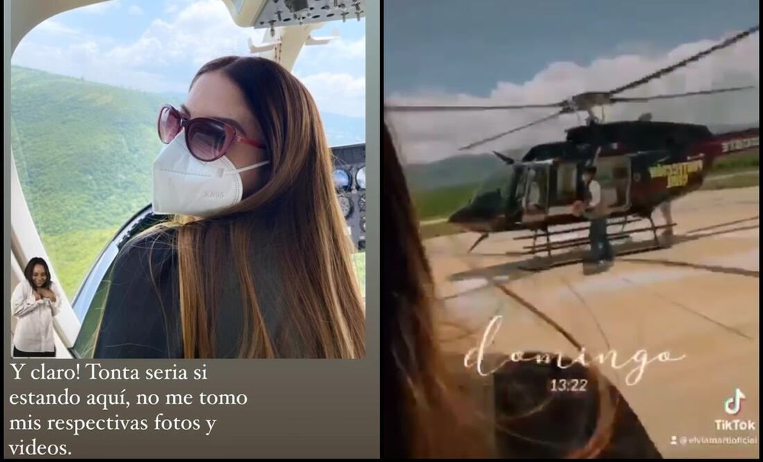 "Tonta sería si estando aquí, no me tomo mis respectivas fotos y videos", escribió en su cuenta de Instagram Elvira Martí. Fotos: Especiales