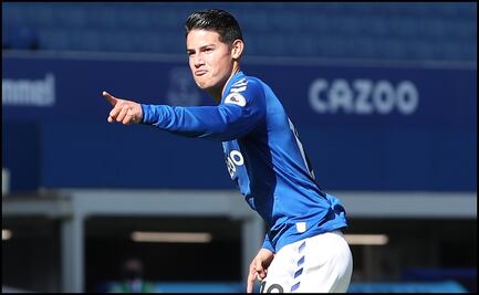 James Rodríguez se estrenó como goleador en la Premier League