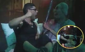 Masad Altamimi se detona del susto y casi se le va a los golpes a zombies en LCDLFMX4