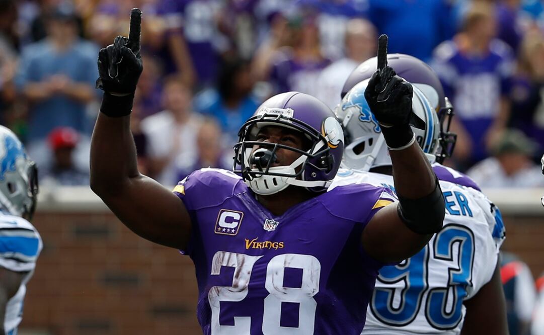 Vikings se impone a Lions gracias a Peterson 