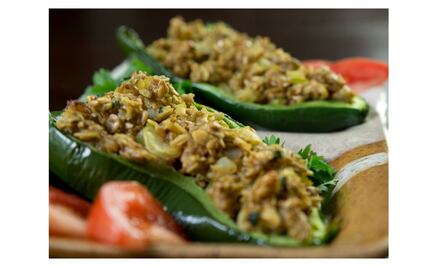 #RECETA Relleno de avena para chiles o pimientos