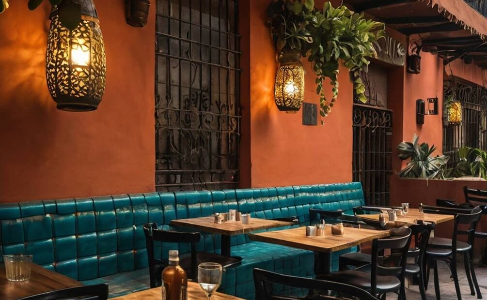 Restaurantes mexicanos según la IA. Foto creada con Leonardo I.A