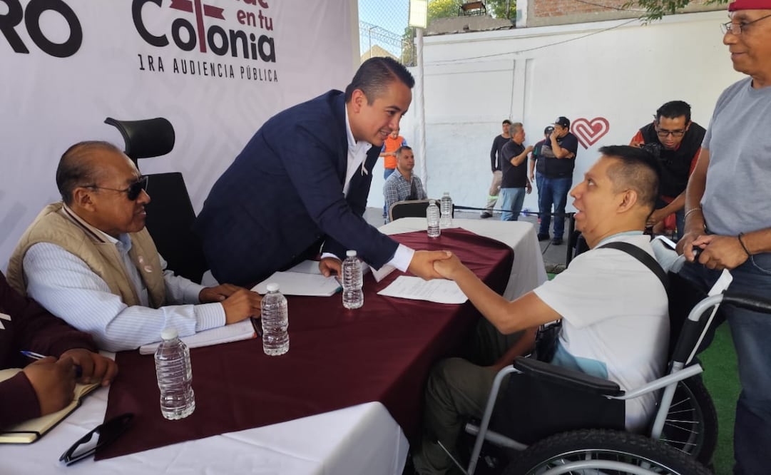 Este jueves 10 de octubre, el alcalde de la GAM, Janecarlo Lozano, encabezó la primera audiencia pública para escuchar necesidades de los ciudadanos de la demarcación (10/10/2024). Foto: Especial