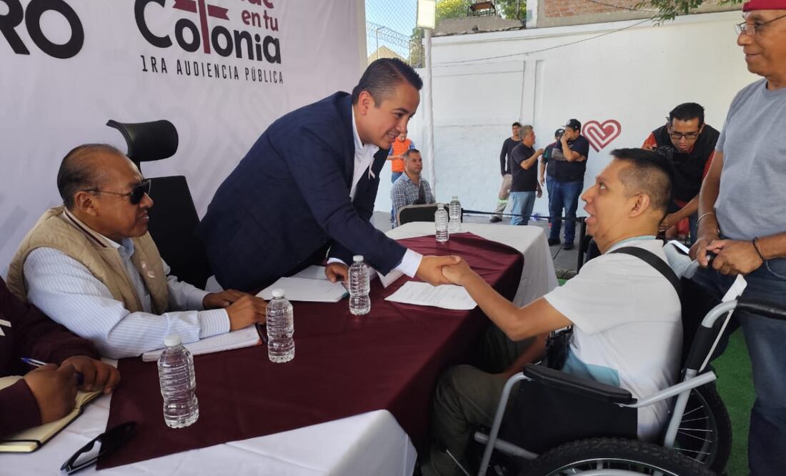 Este jueves 10 de octubre, el alcalde de la GAM, Janecarlo Lozano, encabezó la primera audiencia pública para escuchar necesidades de los ciudadanos de la demarcación (10/10/2024). Foto: Especial