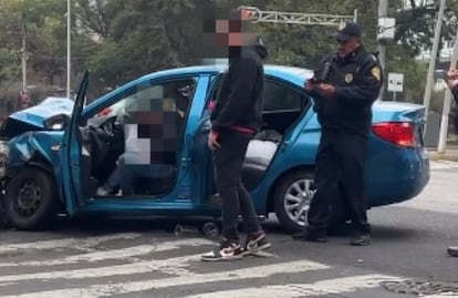 Joven en presunto estado de ebriedad provoca choque sobre Patriotismo; reportan varios heridos