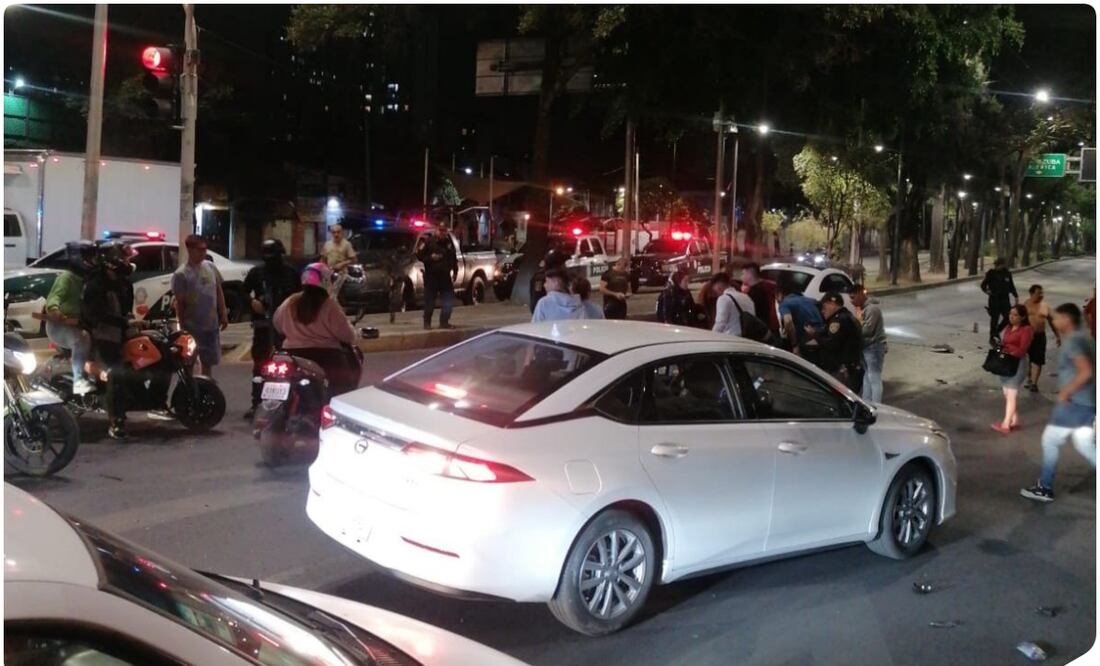 Accidente en la alcaldía Azcapotzalco. Foto: Especial