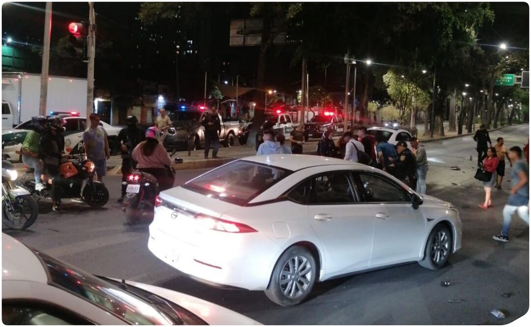 Accidente en la alcaldía Azcapotzalco. Foto: Especial