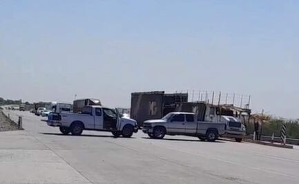 “Sin agua, no hay paso”, protestan Yaquis en carretera federal México 15 en Sonora; acusan desabasto desde hace 3 años