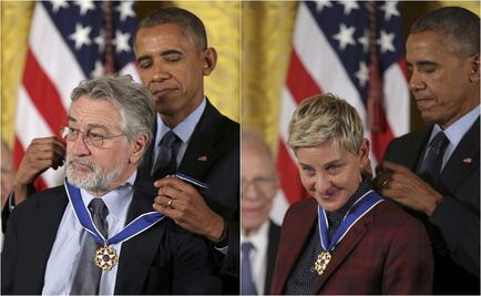 De Niro, Hanks y Ellen hacen #MannequinChallenge en la Casa Blanca