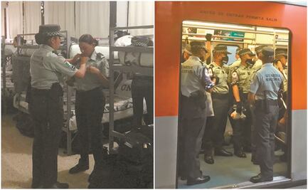 De madrugada y en Metro, así llegó la Guardia Nacional para marchar en desfile militar