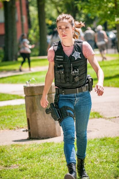 Marina Squerciati en "Chicago PD". Fotos: Cortesía Universal TV.