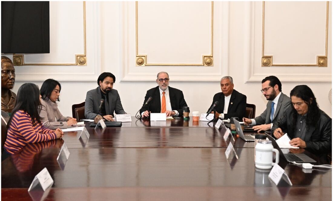 Los consejeros Héctor Muñoz Ibarra, Emiliano Robles Gómez Mont, José Francisco Sánchez Magallán González y Sandra Margarita Rivas González redactarán este proyecto para elegir fiscal en CDMX. Foto: Especial