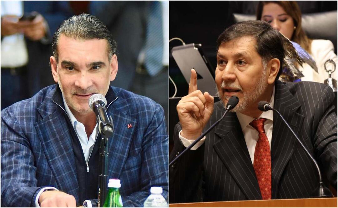 Luis Armando Melgar y Gerardo Fernández Noroña. Foto: Especial