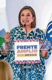 Los mensajes de Xóchitl y Alfaro