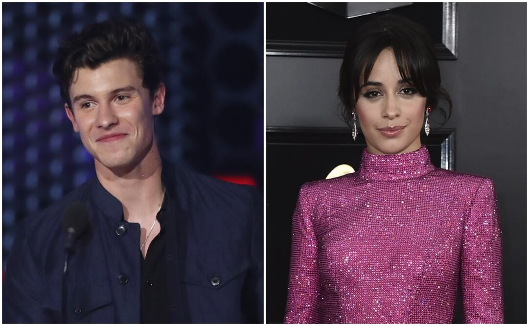 Shawn Mendes y Camila Cabello. Foto: Archivo AP 