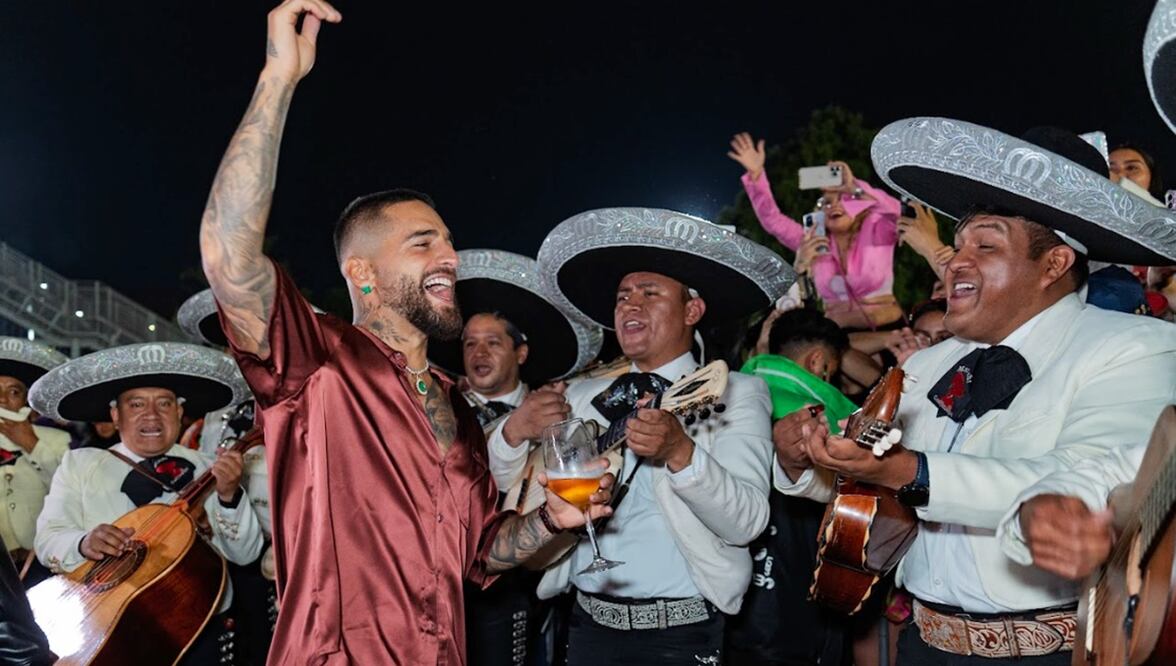 Maluma en las inmediaciones del Palacio de los Deportes.
Foto: Prensa Danna