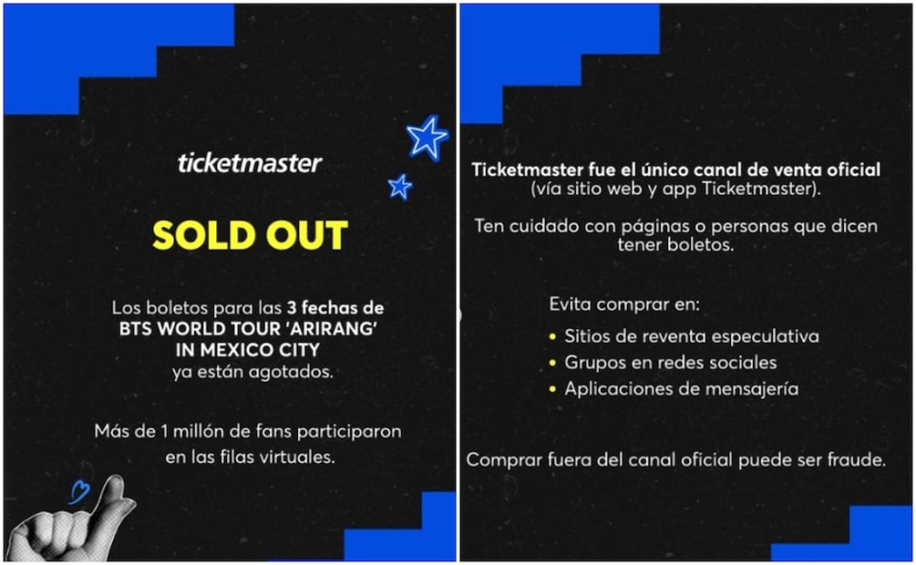 BTS agota boletos para sus tres conciertos en la CDMX; más de un millón de fans participaron en las filas virtuales.