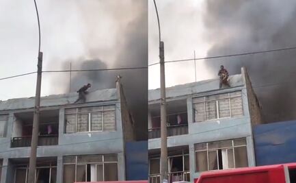 Colombiano salvó a 25 perros en un incendio en Perú; buscaba a su esposa