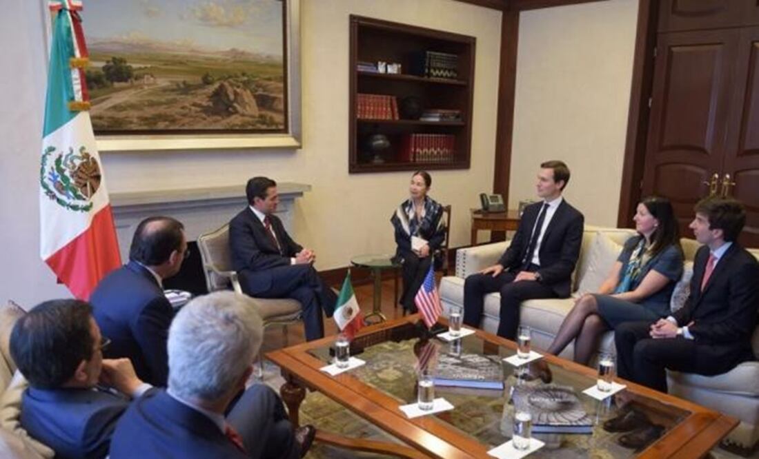 Mexican President Enrique Peña Nieto meeting with U.S. senior adviser Jared Kushner – Photo: Courtesy of Mexico's Ministry of Foreign Affairs