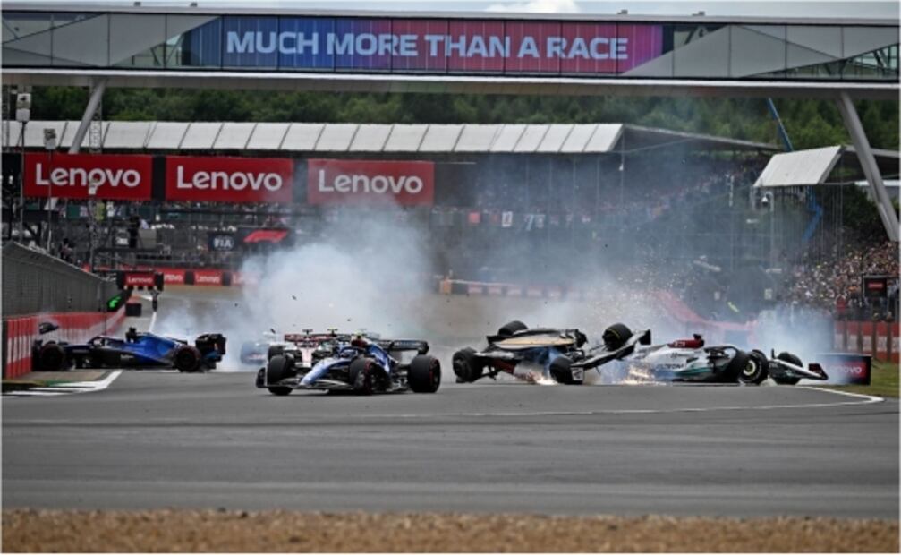El impactante accidente de f1 en fotos