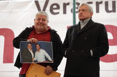 En evento de AMLO revelan foto de Duarte con hijo de Yunes