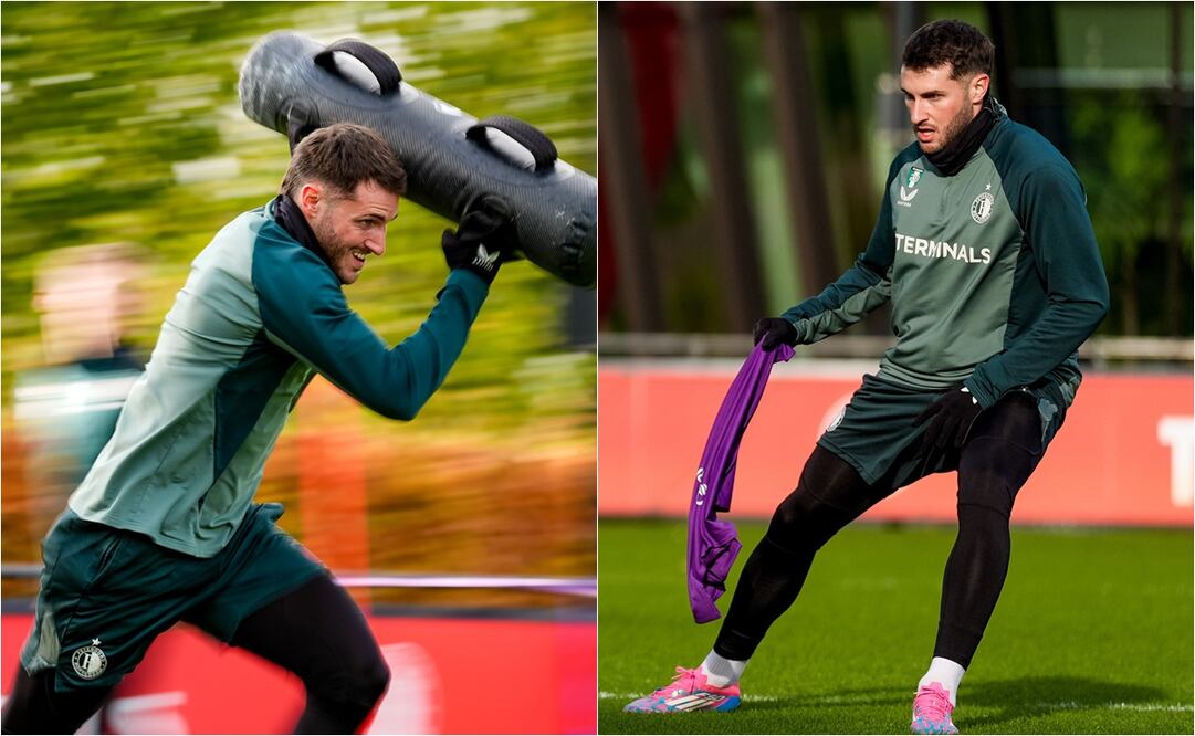 FOTO: Santiago Giménez regresa a los entrenamientos con el Feyenoord - @Feyenoord