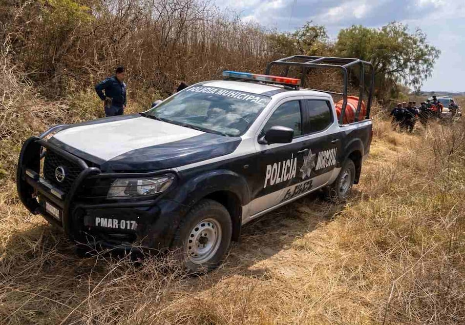 Roban patrulla en el municipio de El Arenal, Hidalgo. Foto: Especial