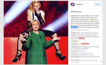 Madonna se lanza contra Trump y a favor de Hillary Clinton 